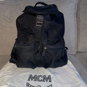 MCM Large Dieter Monogrammed Backpack